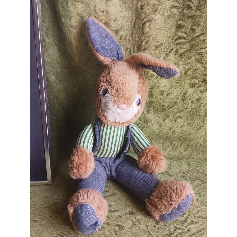 Russ Berrie Timmy Rabbit Plush Toy 10 Inch